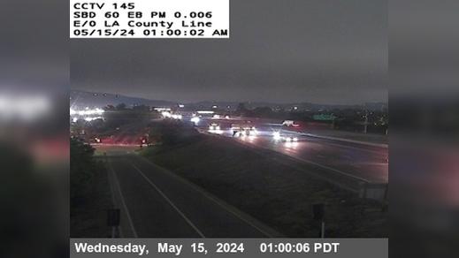 Traffic Cam Chino › East: SR-60 : (145) East of County Line Player