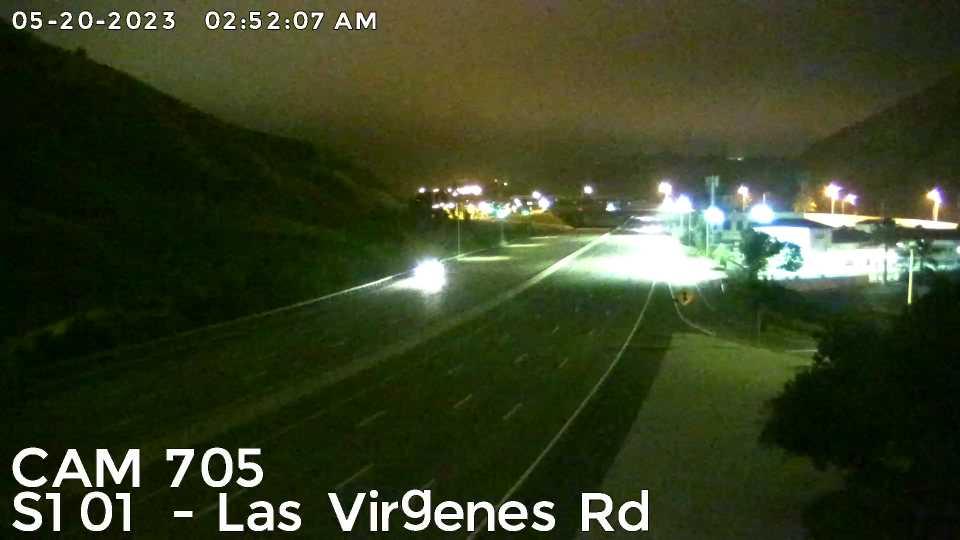 Calabasas › South: Camera 705 :: S101 - LAS VIRGENES ROAD: PM 31.2 Traffic Camera
