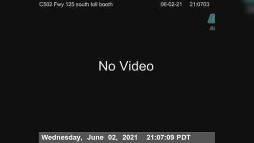 Traffic Cam San Diego › South: SR- : South Toll Booth Player