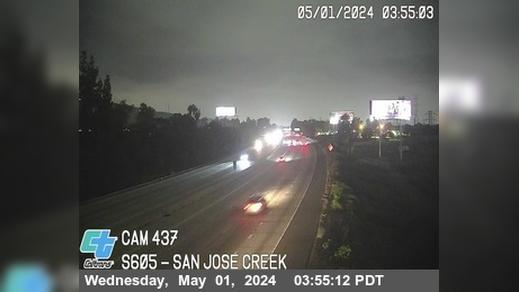 Industry › South: I-605 : (437) San Jose Creek Traffic Camera