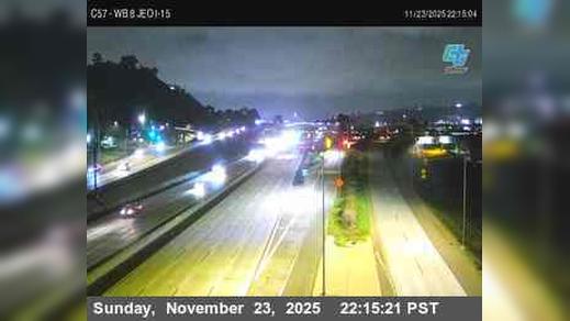 Traffic Cam Grantville › West: C 057) I-8 : Just East Of I-15 Player