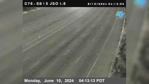 Traffic Cam Normal Heights › South: C076) I-15 : Just South Of I-8 Player