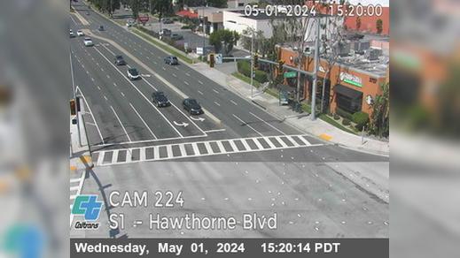 Traffic Cam Torrance › South: SR-1 : (224) Hawthorne Blvd Player
