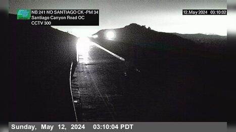 Traffic Cam Villa Park › North: SR-241 : 2600 Meters North of Santiago Canyon Road Overcross Player