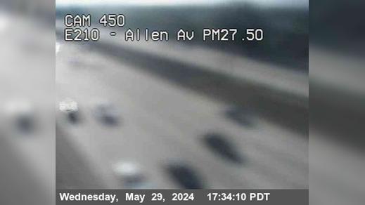 Pasadena › East: I-210 : (450) Allen Ave On-Ramp Traffic Camera