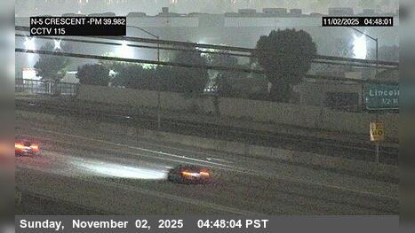 Traffic Cam West Anaheim › North: I-5 : Crescent Player