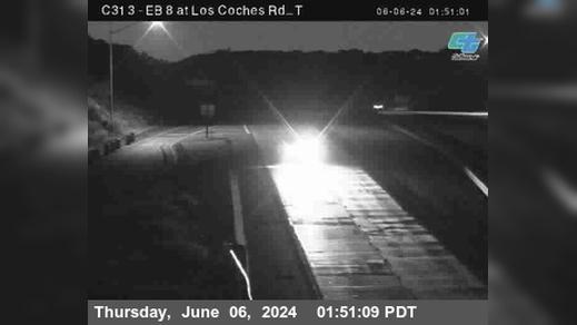 Traffic Cam Bay Terraces › East: C313) I-8 : Los Coches T Player