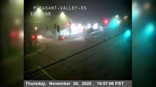 Traffic Cam Diamond Springs Post Office › West: Hwy 49 at Pleasant Valley Player