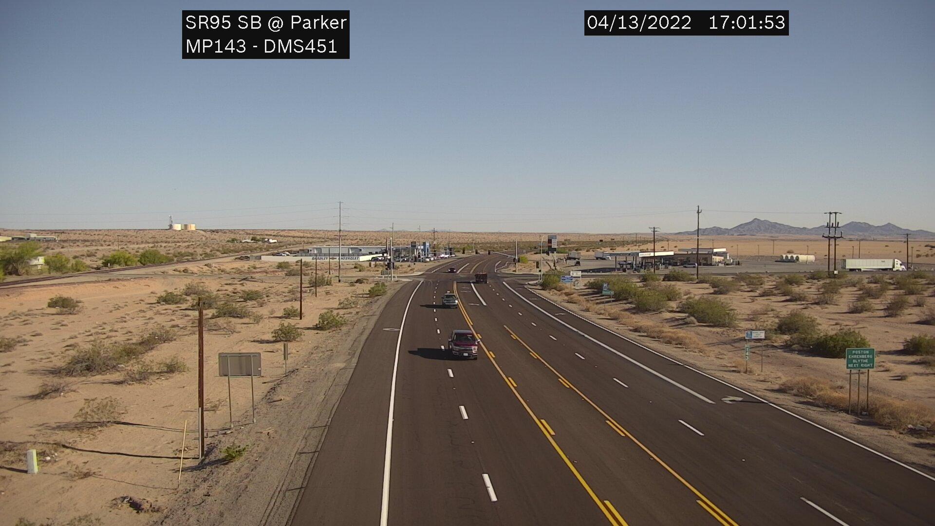 Earp › South: SR-95 SB 143.00 @Parker Traffic Camera