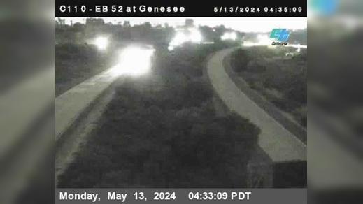 San Diego: C 110) SR-52 : Genesee Avenue Traffic Camera