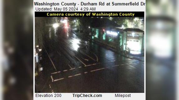 King City: Washington County - Durham Rd at Summerfield Dr Traffic Camera