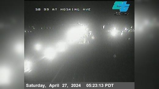 Bakersfield › North: KER-99-AT HOSKING AVE Traffic Camera