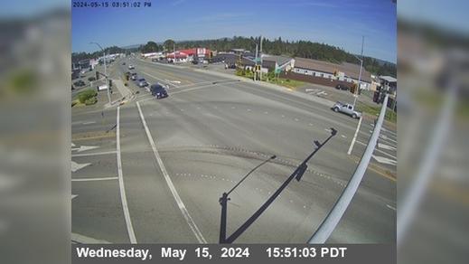 Traffic Cam Crescent City: DN-101: Northcrest - Looking North Player