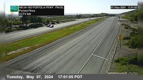Lake Forest › North: SR-241 : 40 Meters North of Portola Parkway Traffic Camera