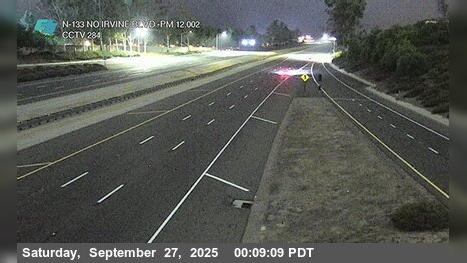 Traffic Cam Stonegate East › North: SR-133 : North of Irvine Boulevard Overcross Player