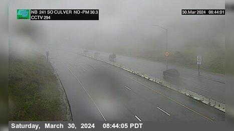 Traffic Cam Orchard Hills › North: SR-241 : 600 Meters South of North Culver Drive Player