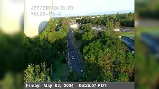 West Sacramento › East: Hwy 50 at Jefferson Blvd Traffic Camera