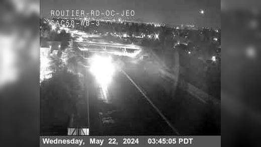 Traffic Cam Rancho Cordova: Hwy 50 at Routier Rd JEO Player