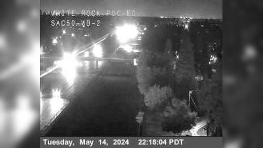 Rancho Cordova › West: Hwy 50 at White Rock POC EO Traffic Camera