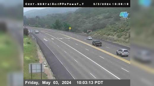 Traffic Cam Sycamore Creek › North: C227) NB 67: Scripps Poway Top Player
