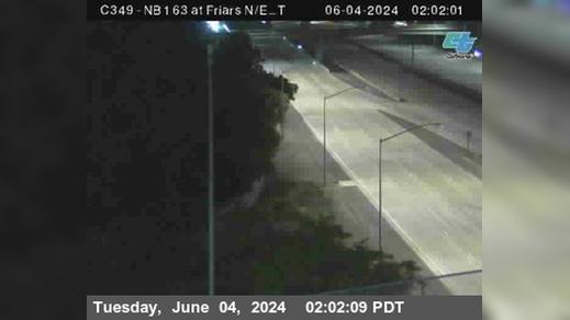 Traffic Cam Mission Valley › North: C349) SR-163: Friars N/E_T Player
