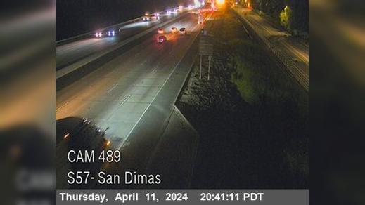 Traffic Cam San Dimas › South: SR-57 : (489) - Ave Player