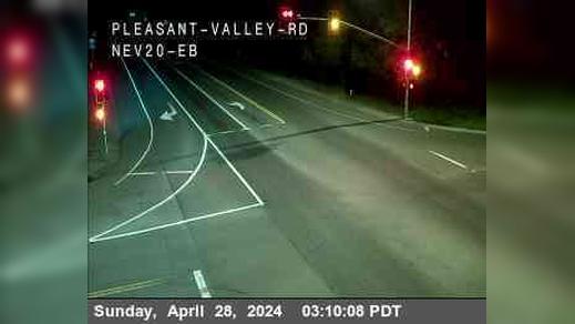 Penn Valley: Hwy 20 at Pleasant Valley Rd Traffic Camera