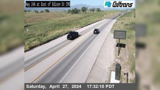 Santa Ynez › East: SR-246 : East of Edison Rd Traffic Camera