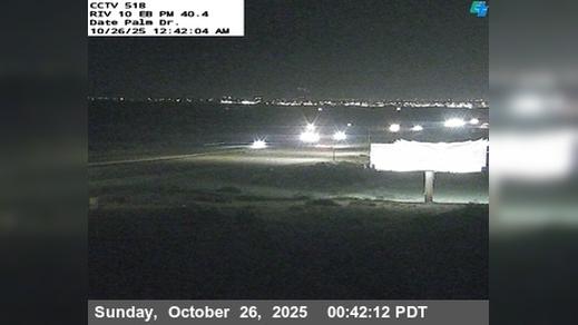 Traffic Cam Cathedral City › East: I-10 : (517) Date Palm Drive Player