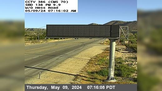 Phelan › West: SR-138 : (386) West of Hess Traffic Camera