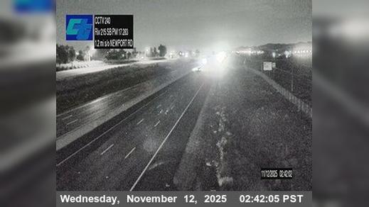 Menifee › South: I-215 : (240) 1.2 Miles South of Newport Road Traffic Camera