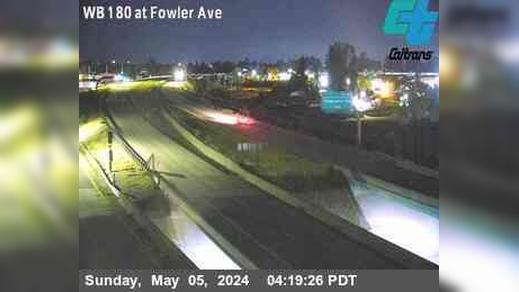 Traffic Cam Fresno › West: FRE-180-AT FOWLER AVE Player