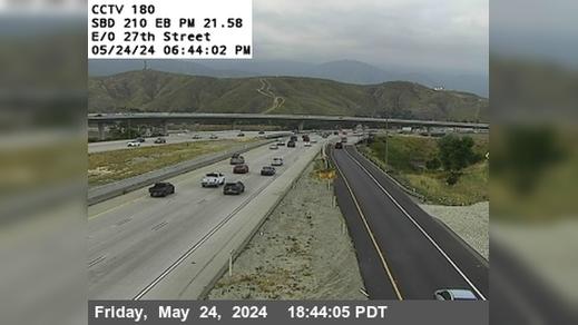 Traffic Cam San Bernardino › East: I-210 : (180) East of 27th Player