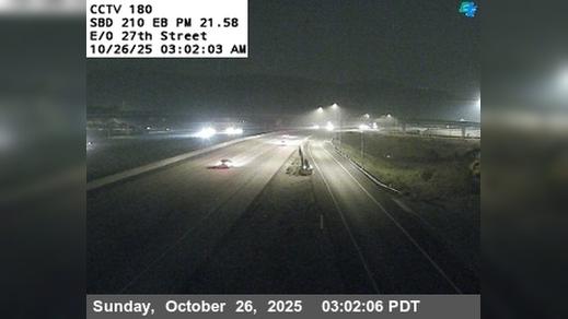 Traffic Cam San Bernardino › East: I-210 : (180) East of 27th Player