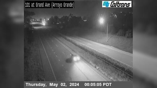 Arroyo Grande › South: US-101 : Grand Avenue Traffic Camera
