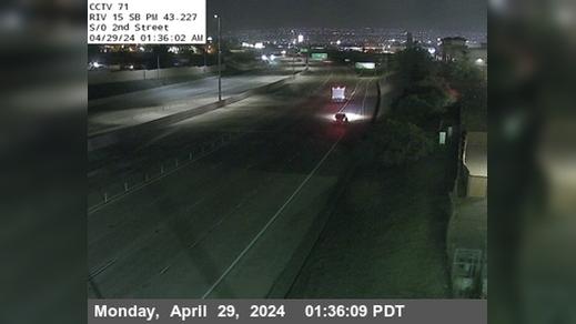 Norco › South: I-15 : (71) S of 2nd Traffic Camera