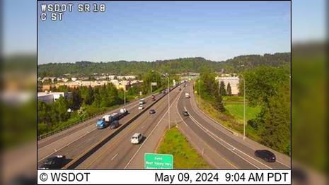 Auburn: SR 18 at MP 3.6: C St Traffic Camera