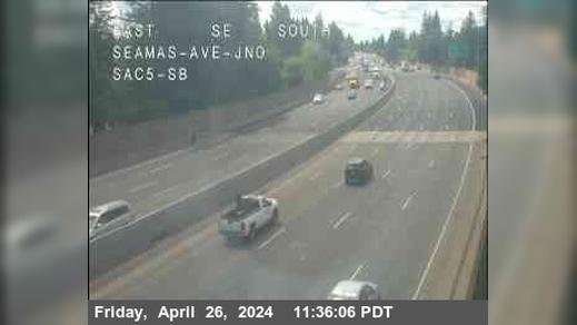 Sacramento › South: Hwy 5 at Seamas Traffic Camera