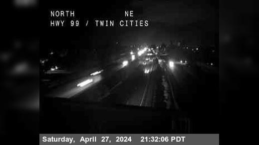 Galt › North: Hwy 99 at Twin Cities Traffic Camera