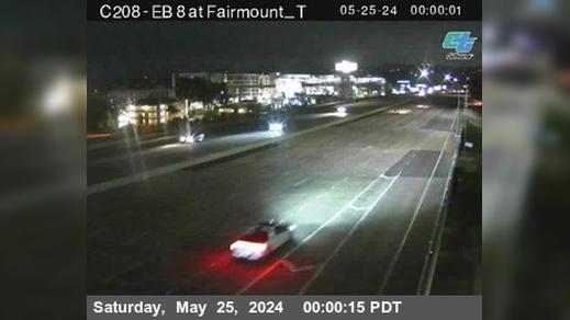 Grantville › East: C208) I-8 : Fairmont T Traffic Camera