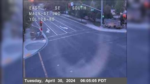 Traffic Cam Winters: Hwy 128 at Main St Player