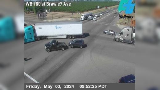 Traffic Cam West Park › West: FRE-180-AT BRAWLEY AVE Player