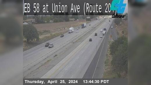 Traffic Cam Bakersfield › East: KER-58-AT UNION AVE Player