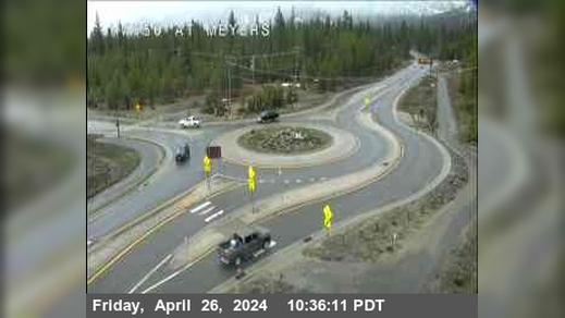 Traffic Cam South Lake Tahoe › West: Hwy 50 at Meyers Player