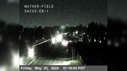Rancho Cordova › East: Hwy 50 at Mather Field EB Traffic Camera