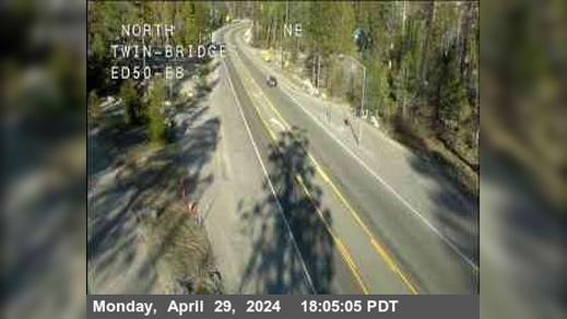 Twin Bridges › West: Hwy 50 at Traffic Camera