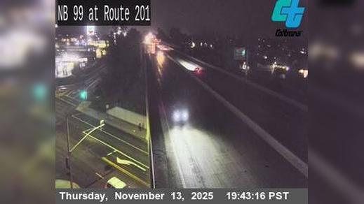 Selma › North: FRE-99-AT RTE 201 Traffic Camera