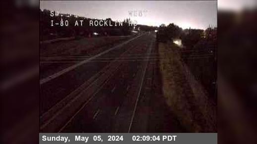 Rocklin › West: Hwy 80 at Traffic Camera