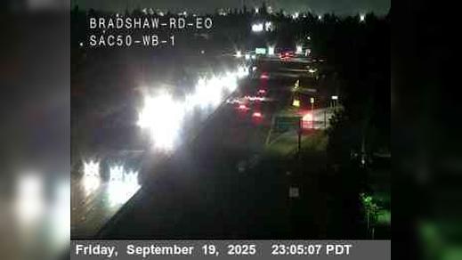 Traffic Cam Rancho Cordova: Hwy 50 at Bradshaw Rd EO Player