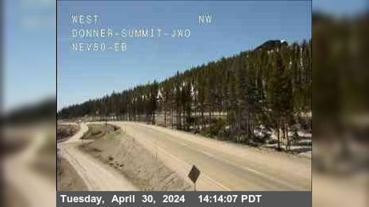 Norden › East: Hwy 80 at Donner Summit Traffic Camera